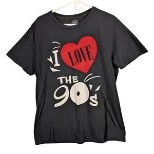 Salt N Pepa I Love The 90s Tour Shirt Mens Large Black Concert Tee 2016 Hip Hop